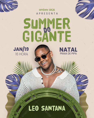 Flyer Summer Do Gg Carnaval Feed Psd Editavel