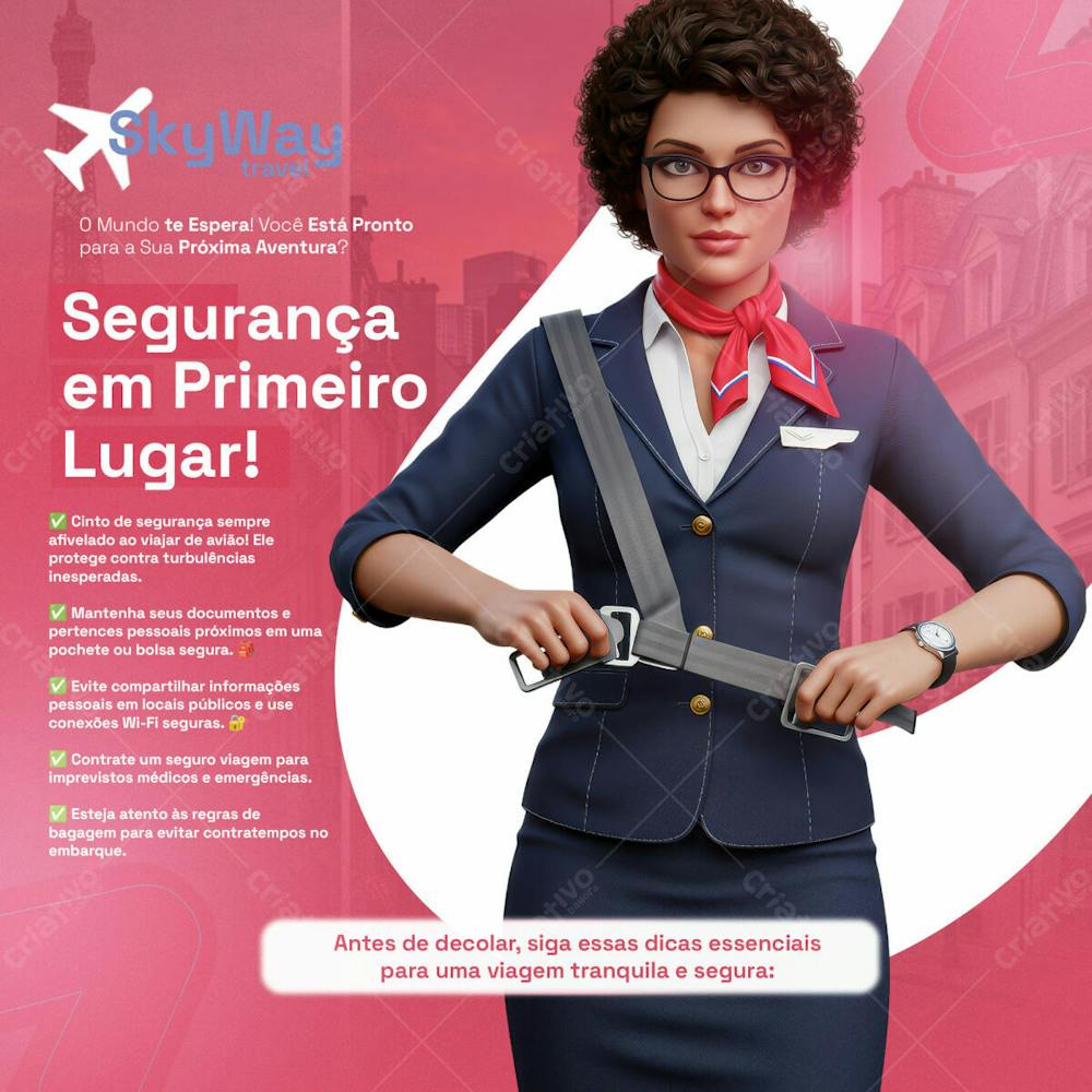 Campanha Para Agência De Viagens Social Media Psd Editável 6