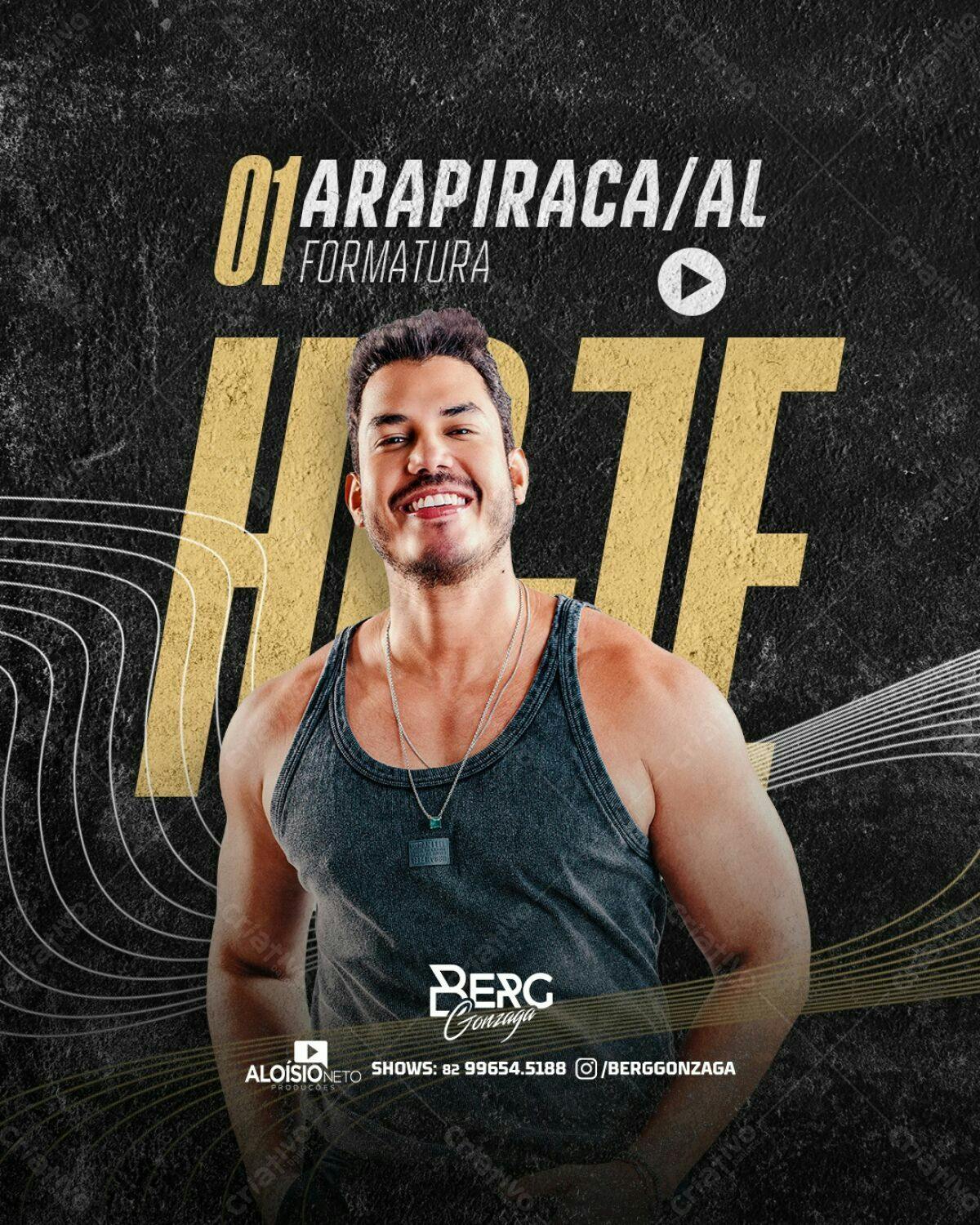 Flyer para Formatura Arapiraca PSD Editável
