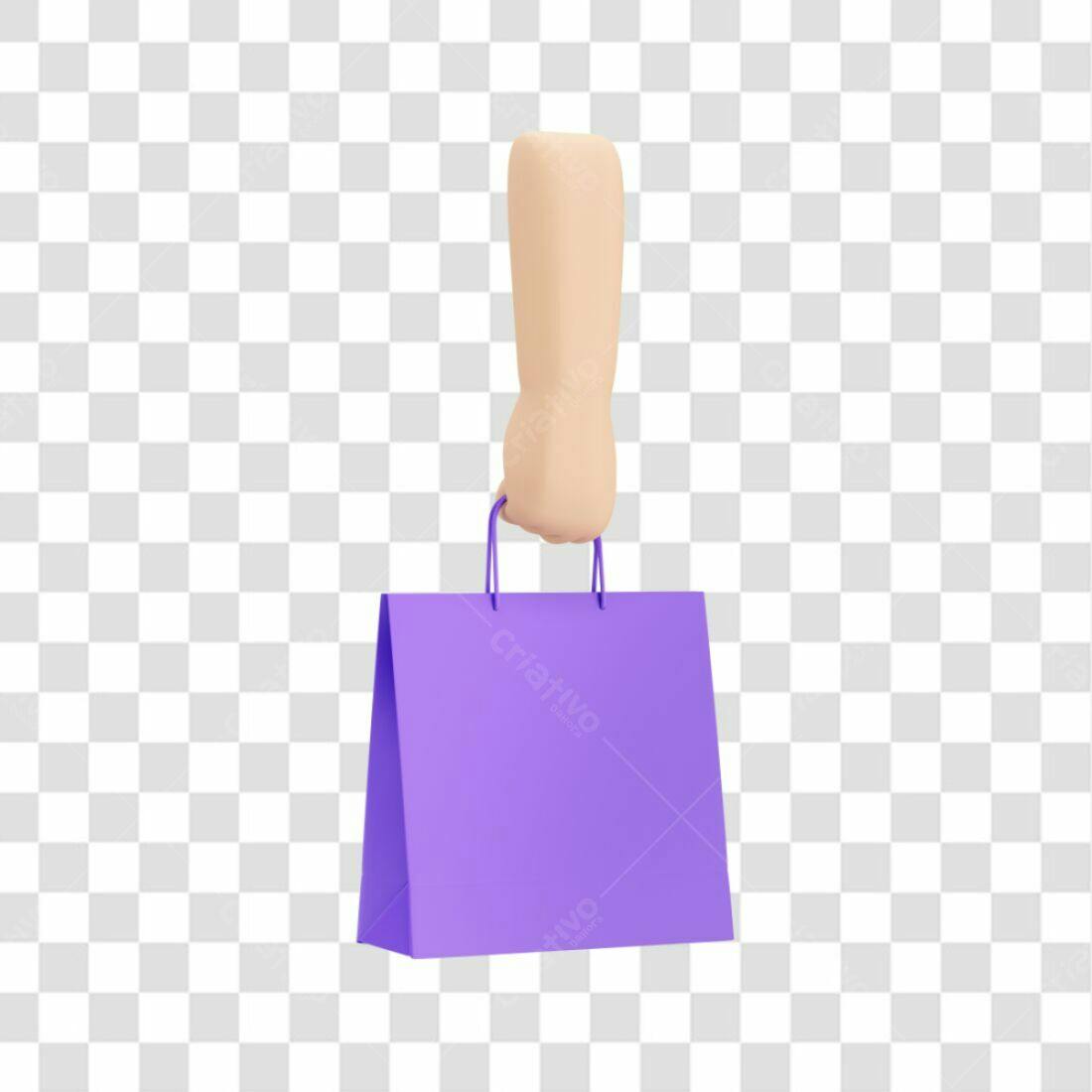 Banner promocional compras online PNG com fundo transparente