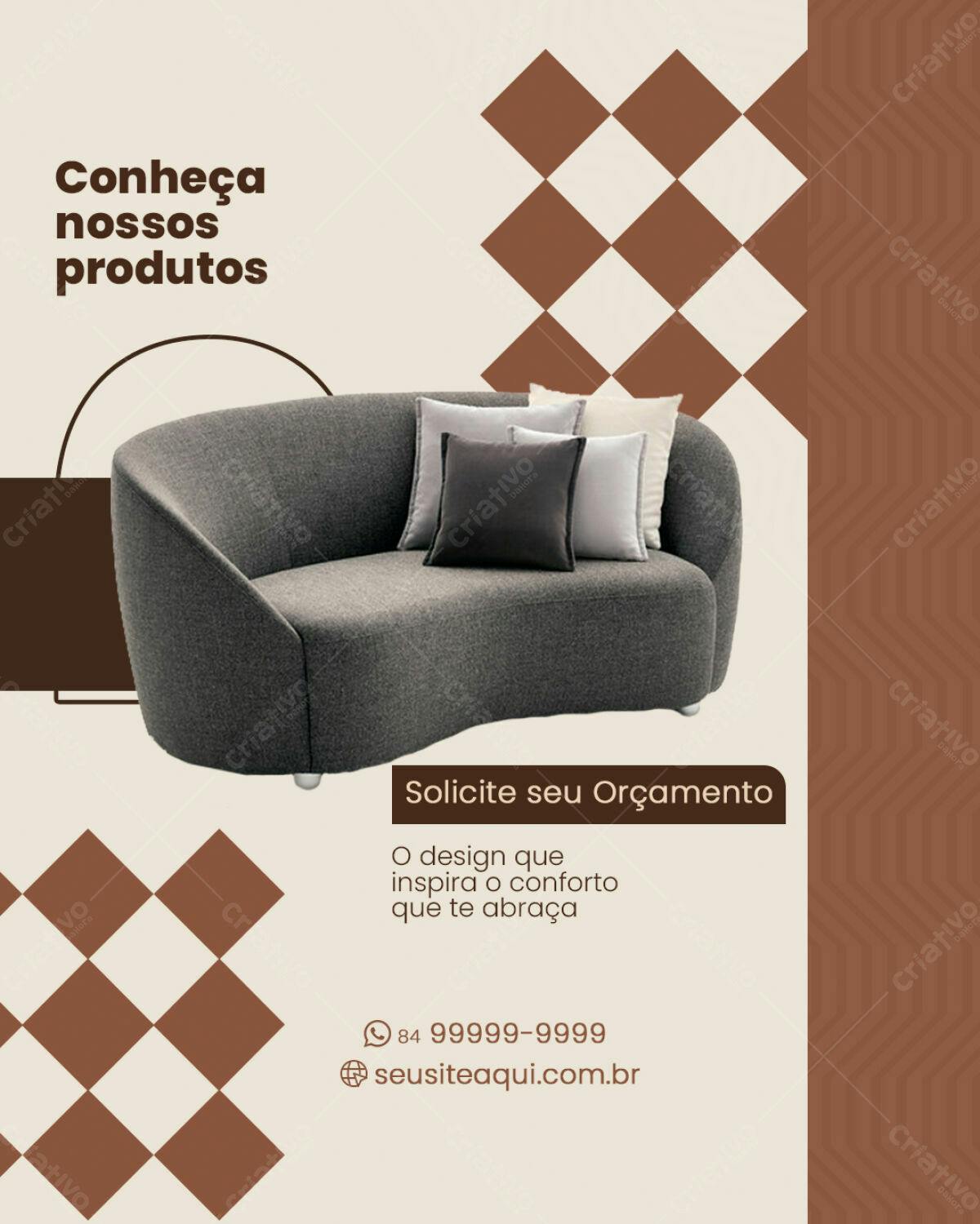 Postagem Instagram Móveis PSD Editável