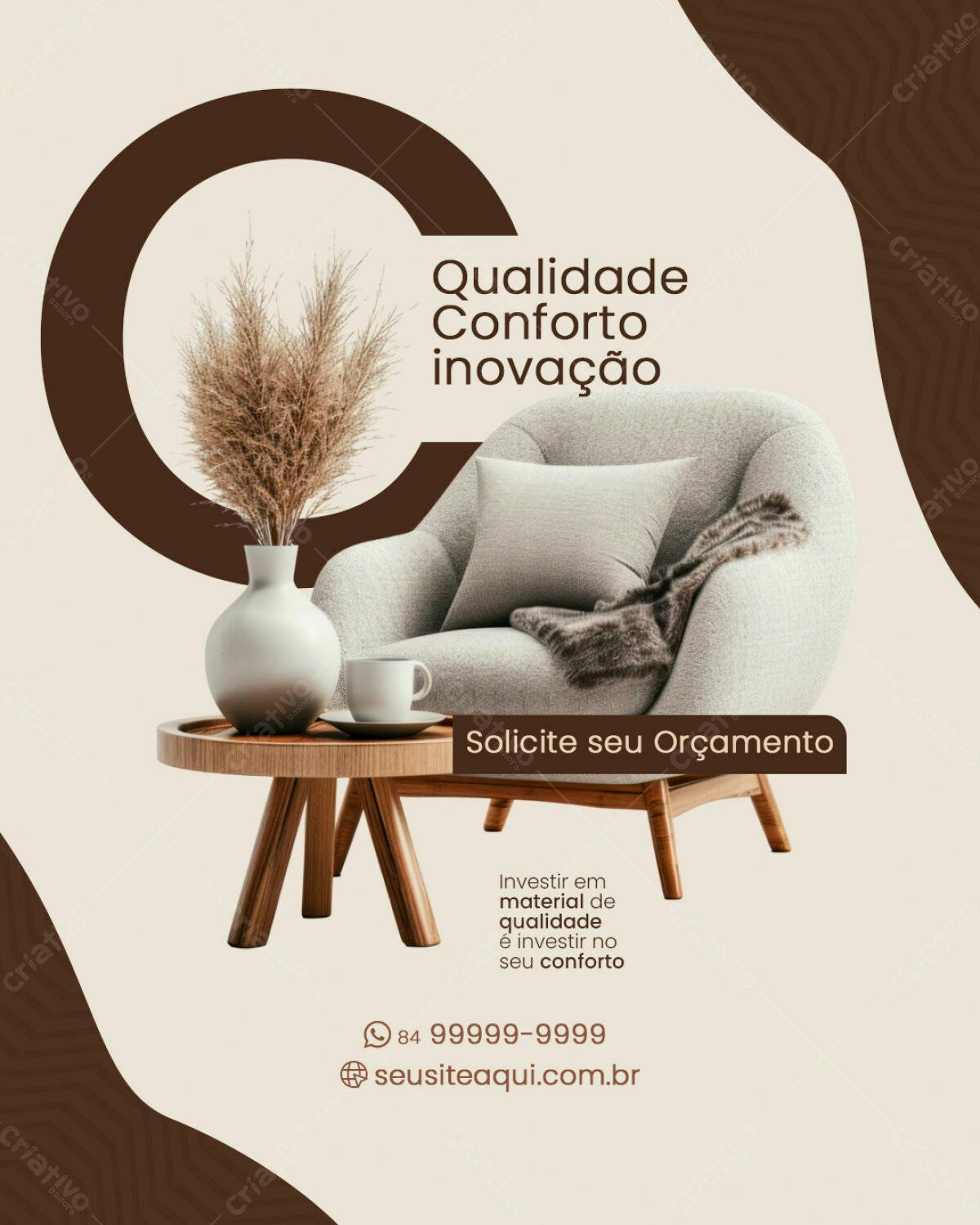 Post para Orçamento Móveis PSD Editável