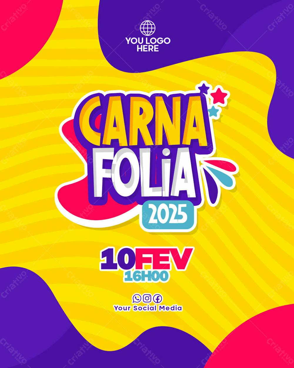 Flyer Carnaval, Bloco De Carnaval