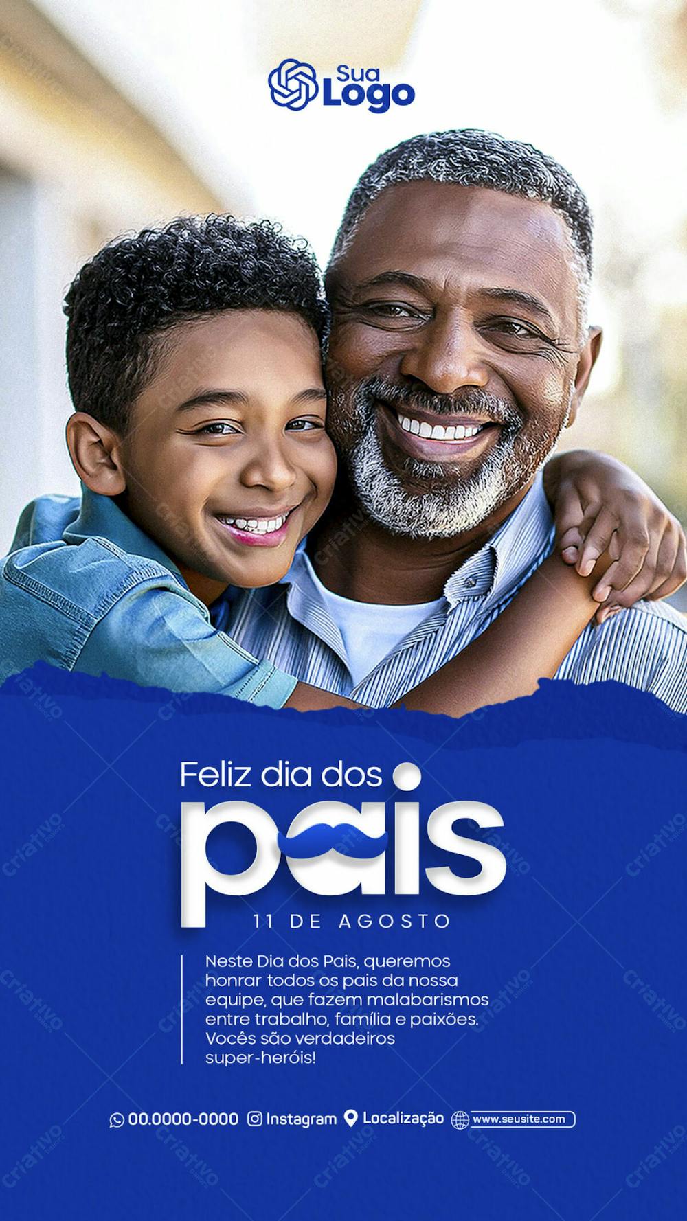 Social Media Feliz Dia Dos Pais