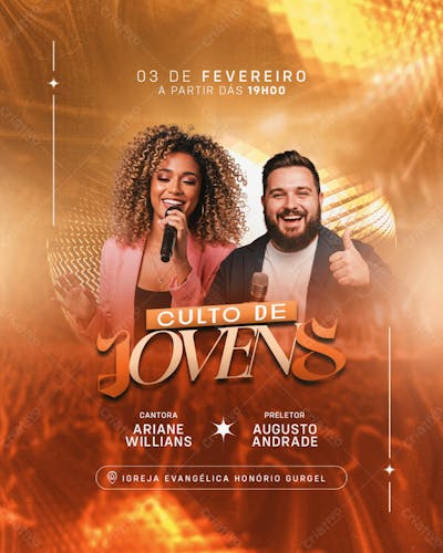 Flyer Evento Gospel