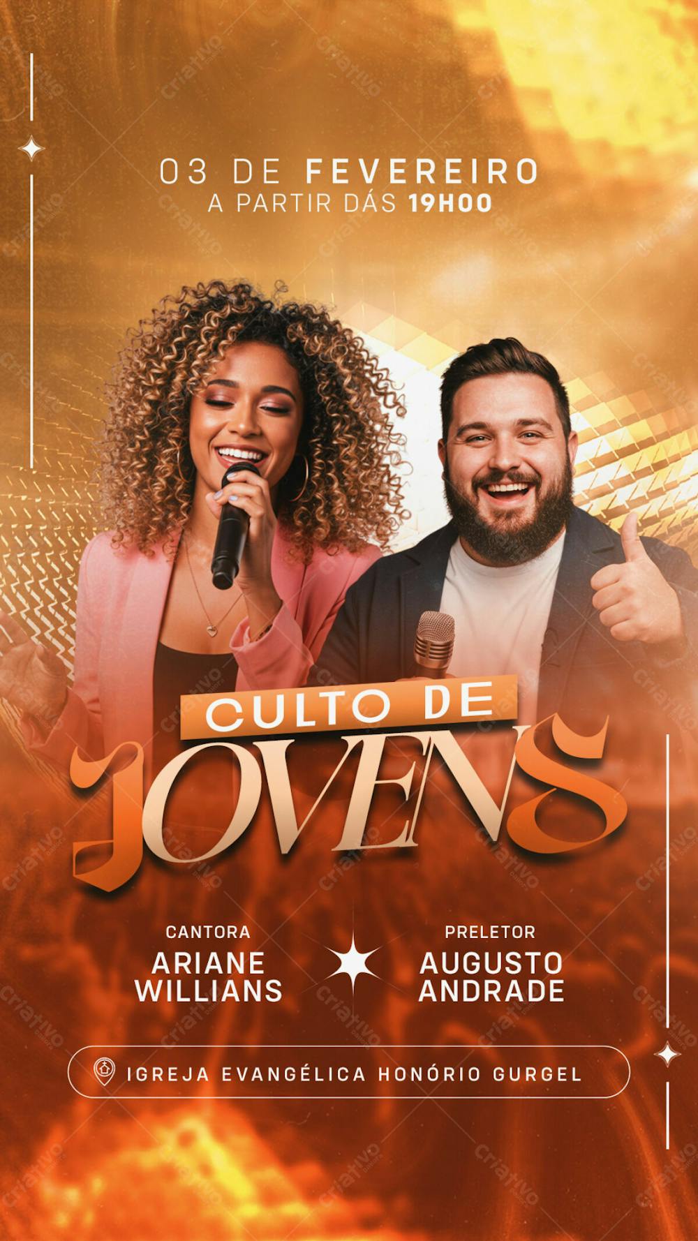 Flyer Evento Gospel Story