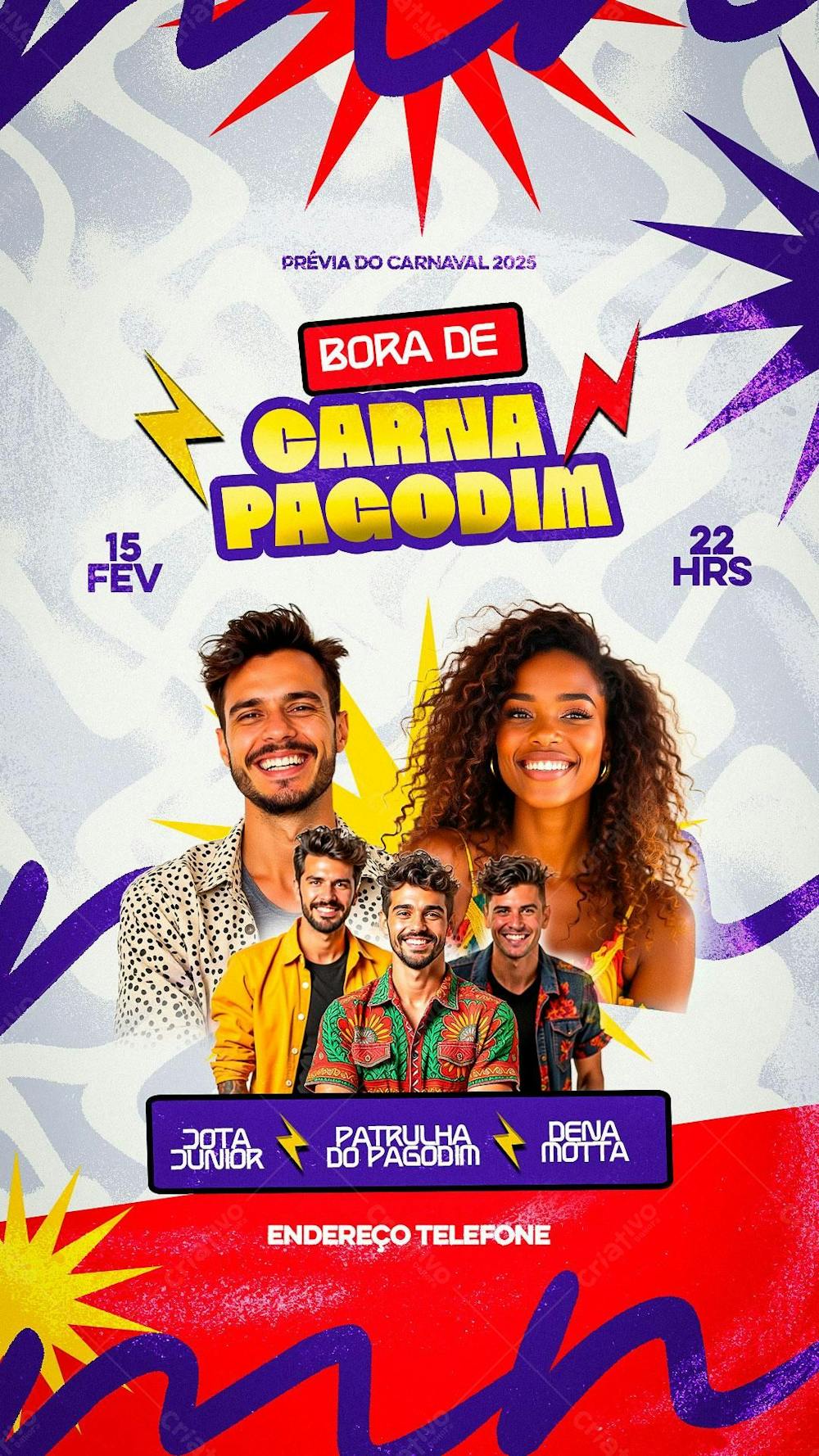 Evento Show Festa Pagode Carnaval 2025