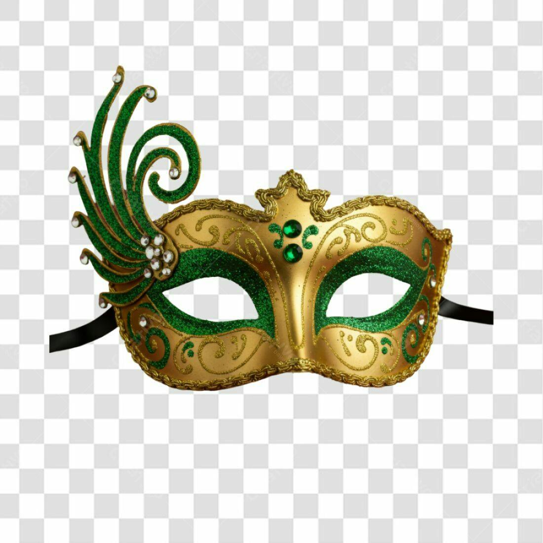 Máscara Carnaval PNG com fundo transparente