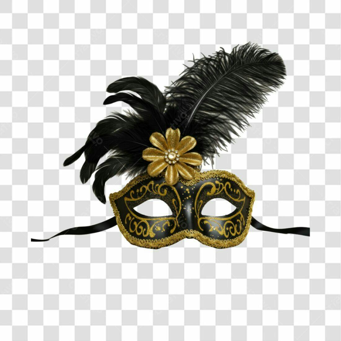 Máscara Carnaval PNG com fundo transparente