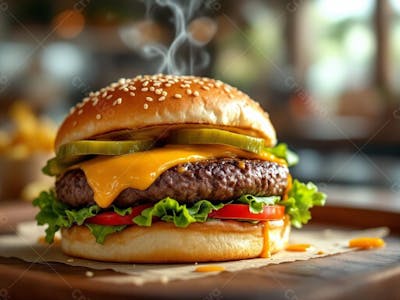 Imagem PNG Hamburguer Inteligência Artificial