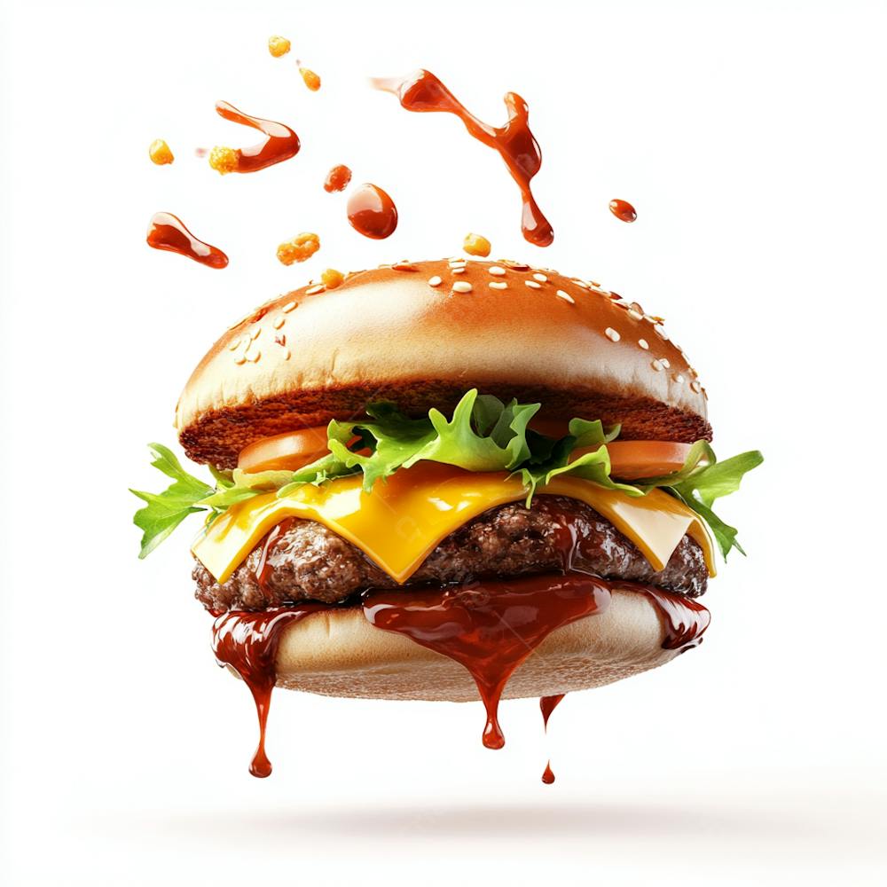 Hamburguer feito na Inteligência Artificial