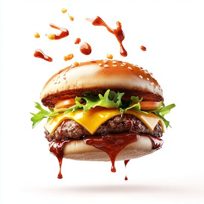 Hamburguer feito na Inteligência Artificial