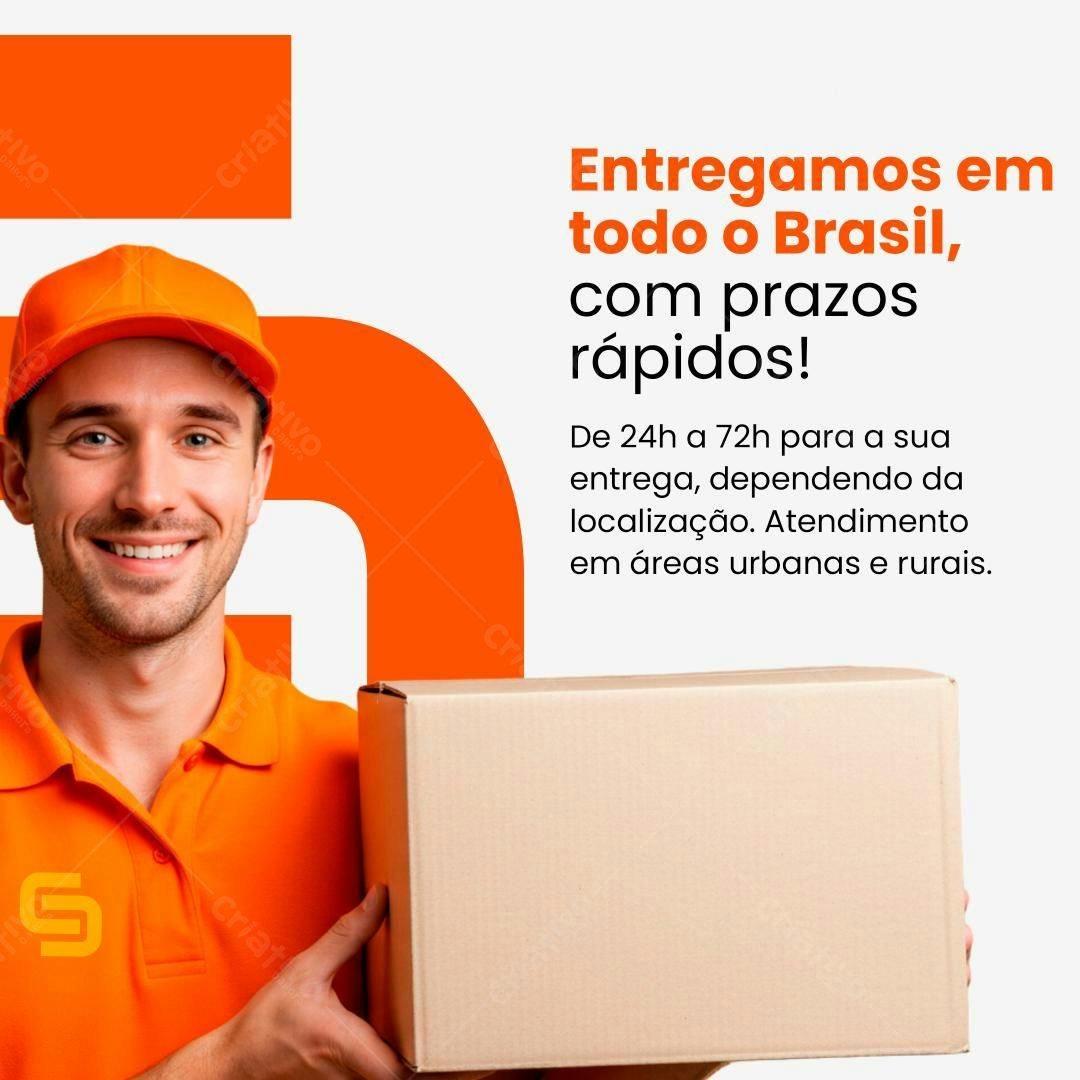 PSD para Empresa de Entrega Rápida PSD Editável