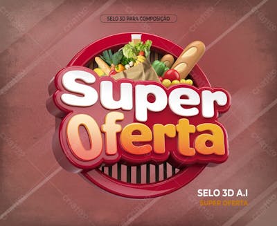 Selo 3D Super Oferta