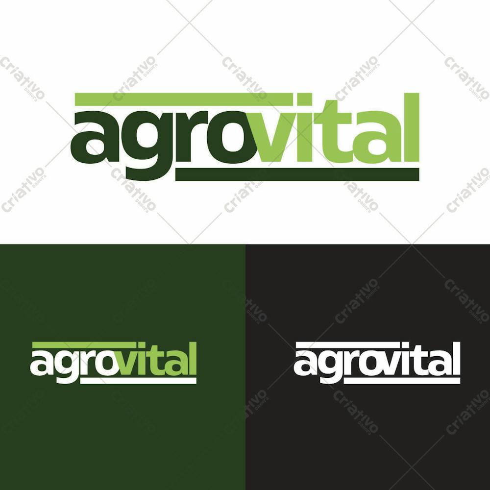 Logo Agrovital Vetor Editável