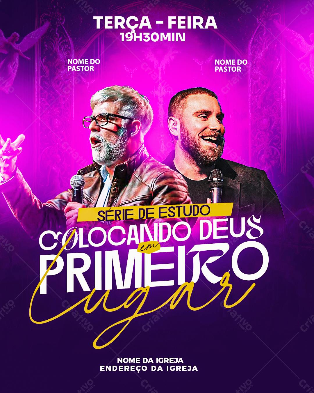 Flyer para Evento Religioso PSD Editável