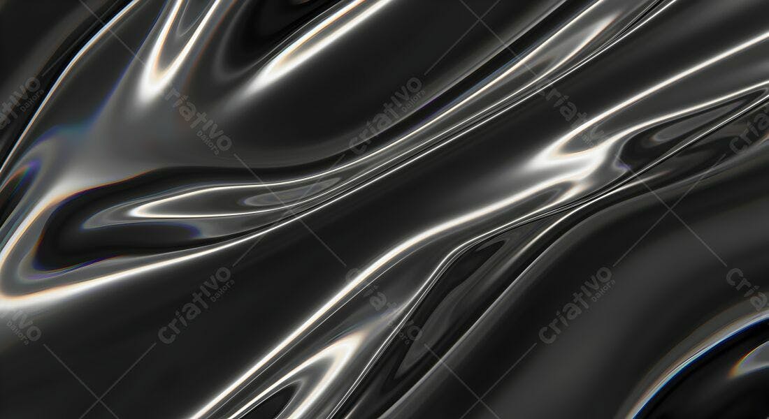 Textura Abstrata Cinza Escuro Ondulada