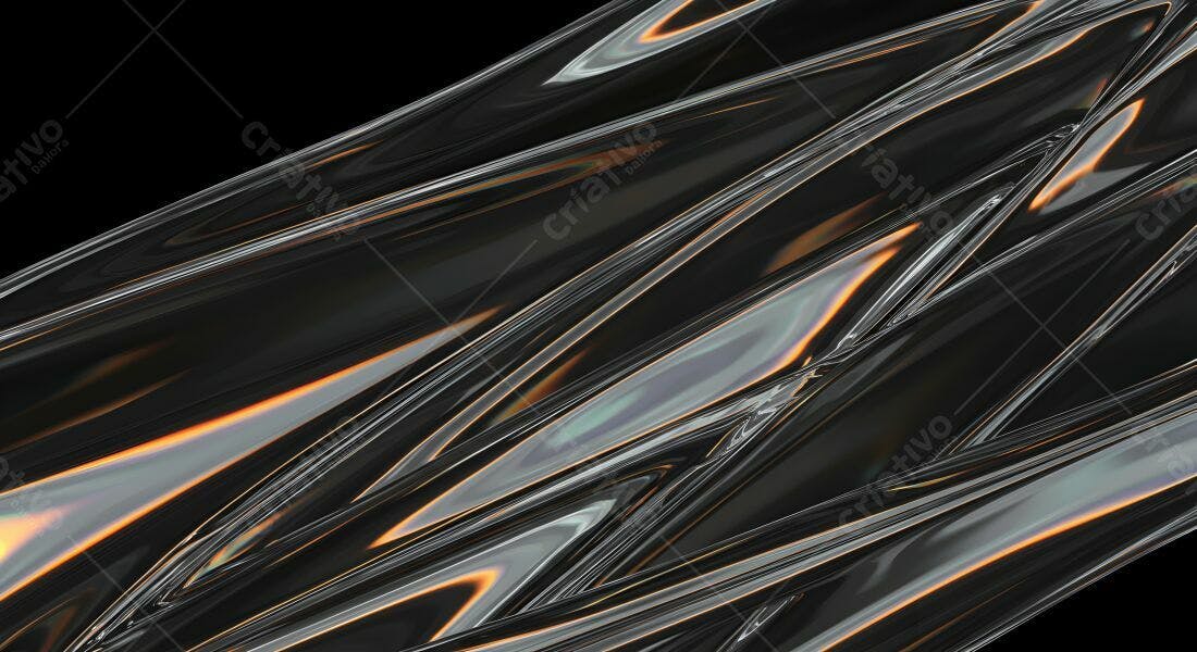 Textura Abstrata Preta e Dourada