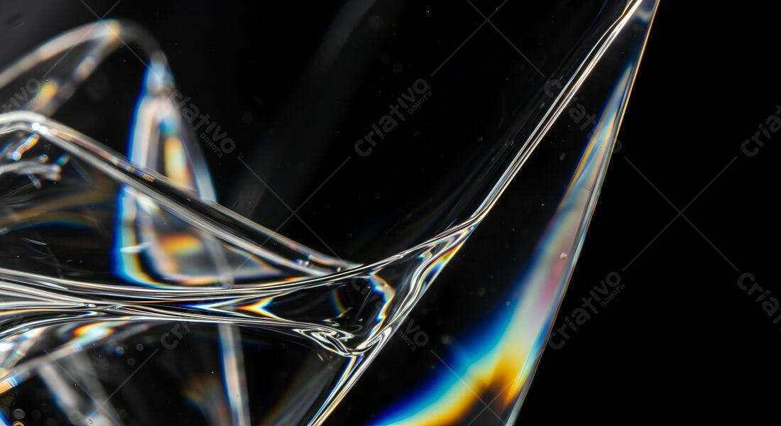 Cristal líquido com reflexos iridescentes