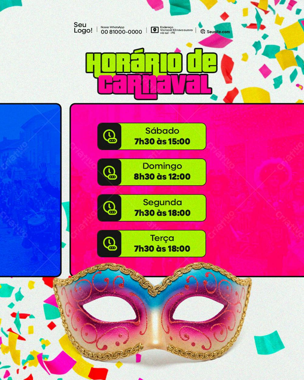 3 Horario De Atendimento Carnaval Psd