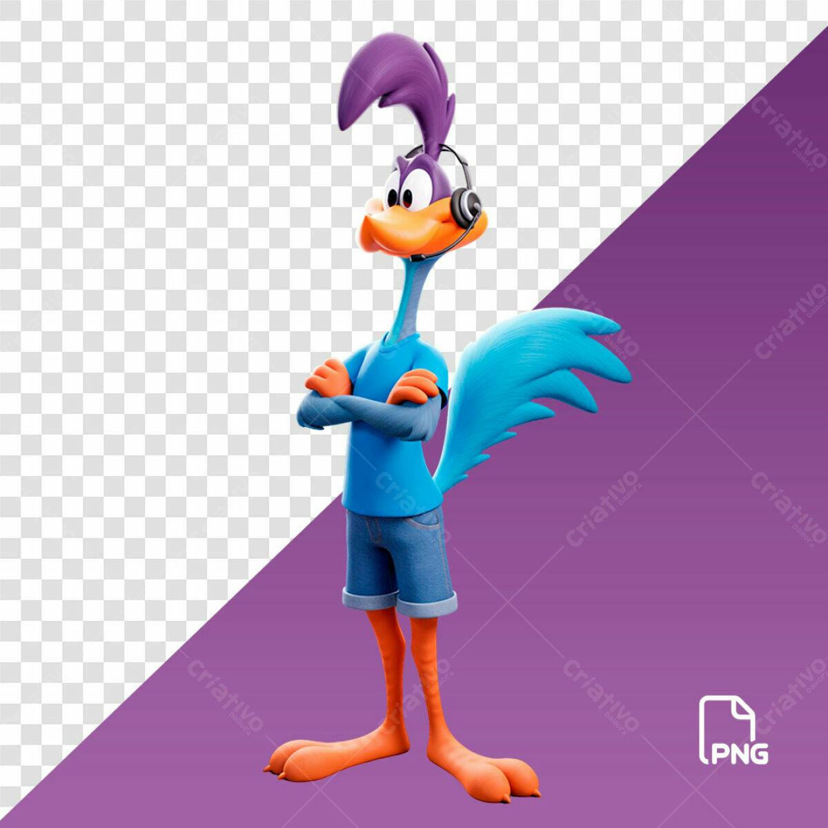 Personagem Cartoon para Avatar PSD Editável