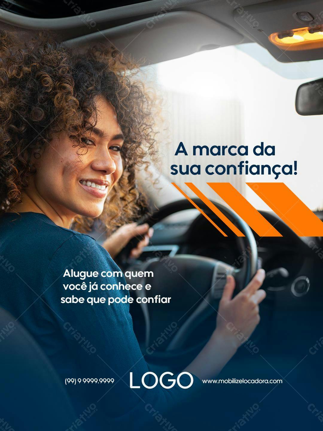 Postagem para Redes Sociais Aluguel de Carros PSD Editável