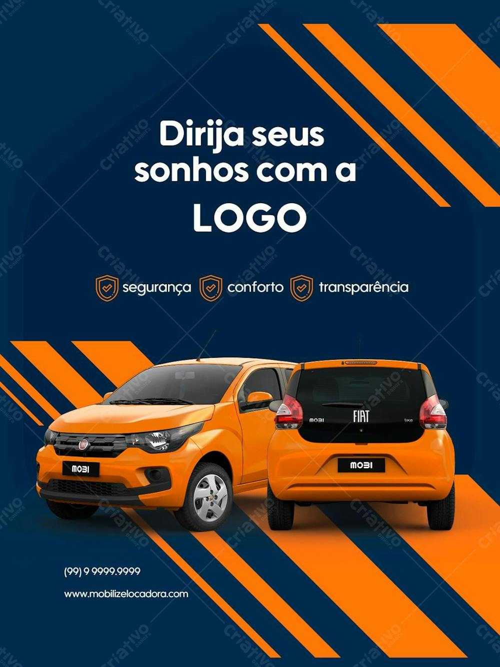 Social Media Locadora de Carros Dirija seu Sonho