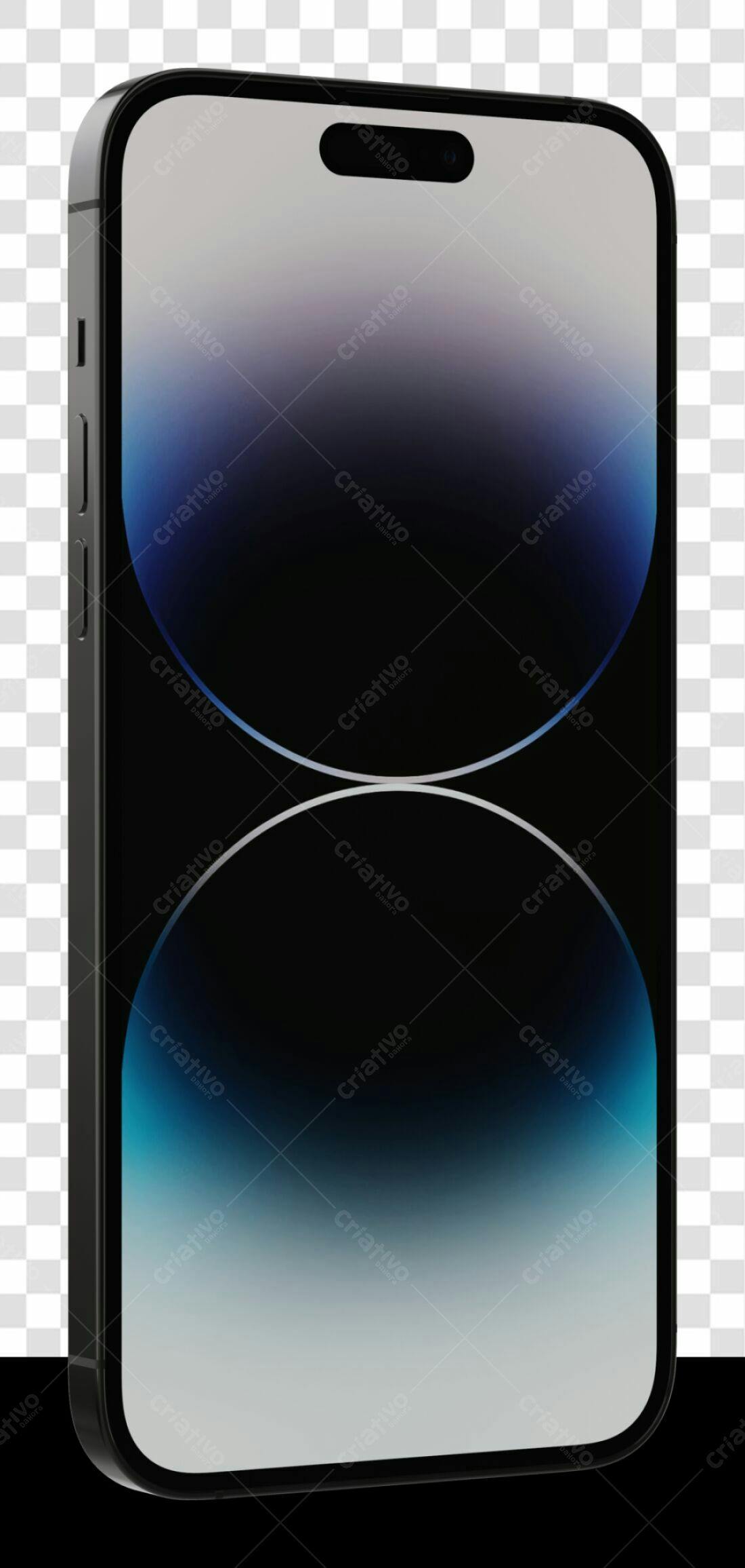 Mockup iPhone PNG com fundo transparente