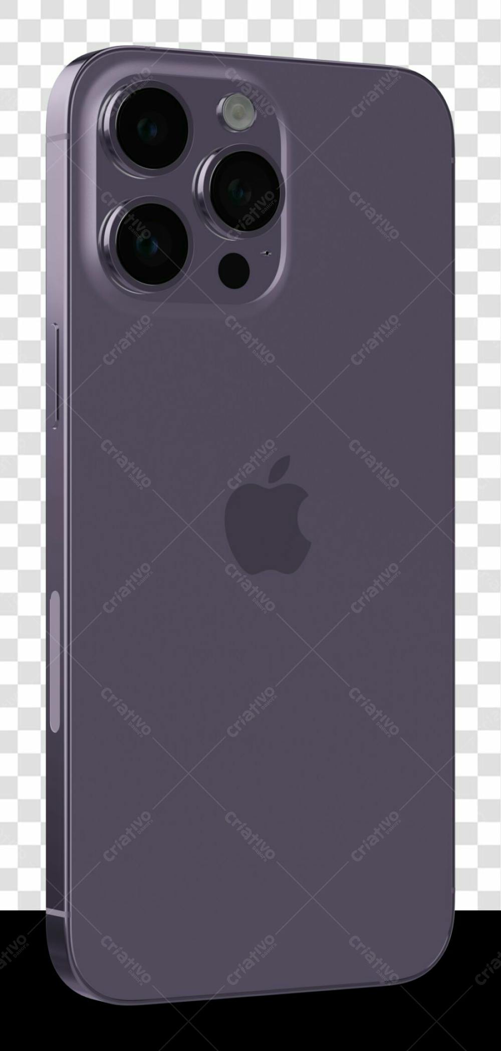 Iphone 14Pro Mockup B 4 Rear Deep Purple
