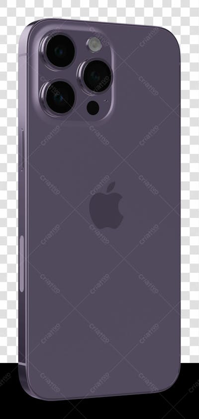 Iphone 14Pro Mockup B 4 Rear Deep Purple