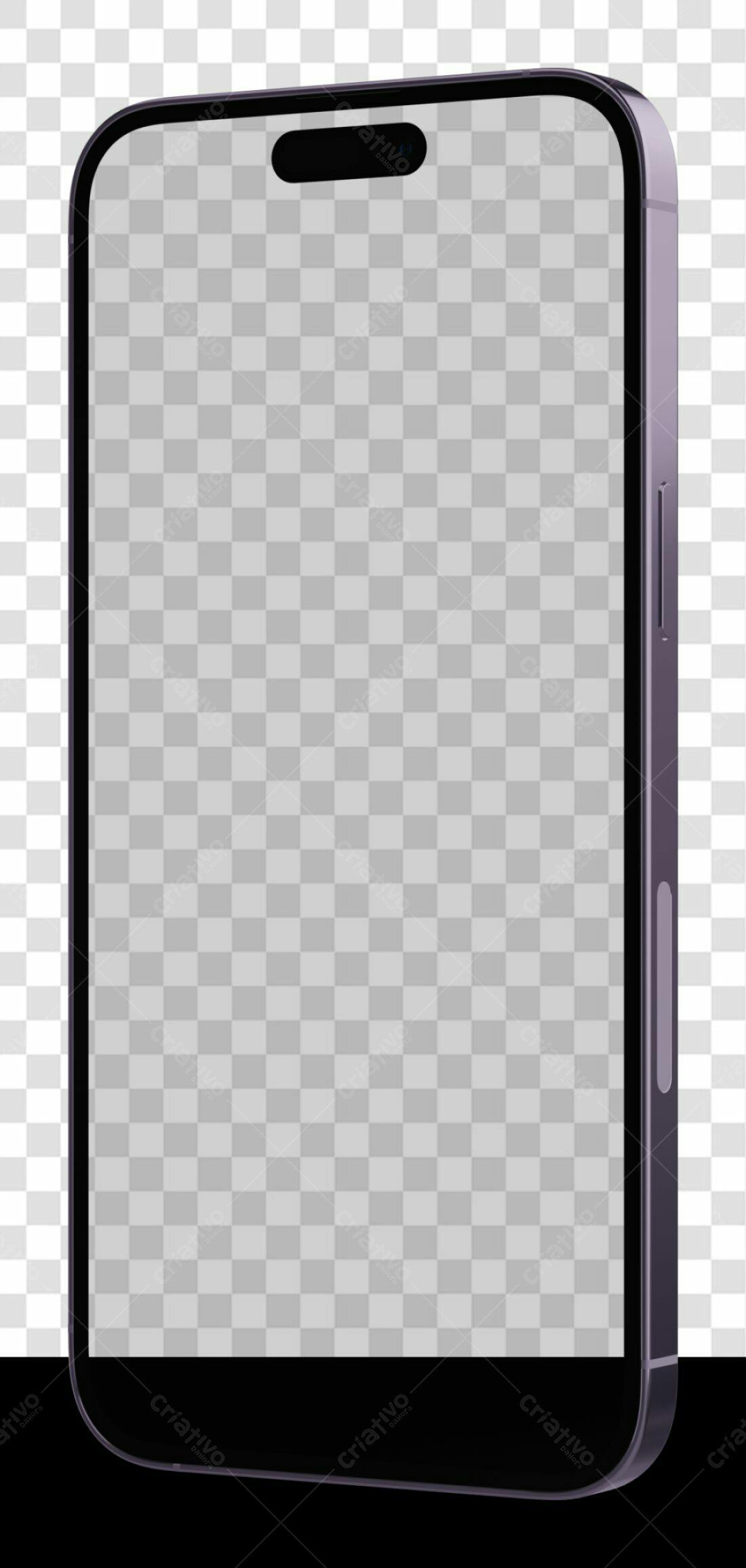 Mockup Celular PNG com fundo transparente
