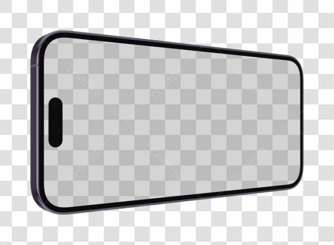 Mockup Smartphone PNG com fundo transparente