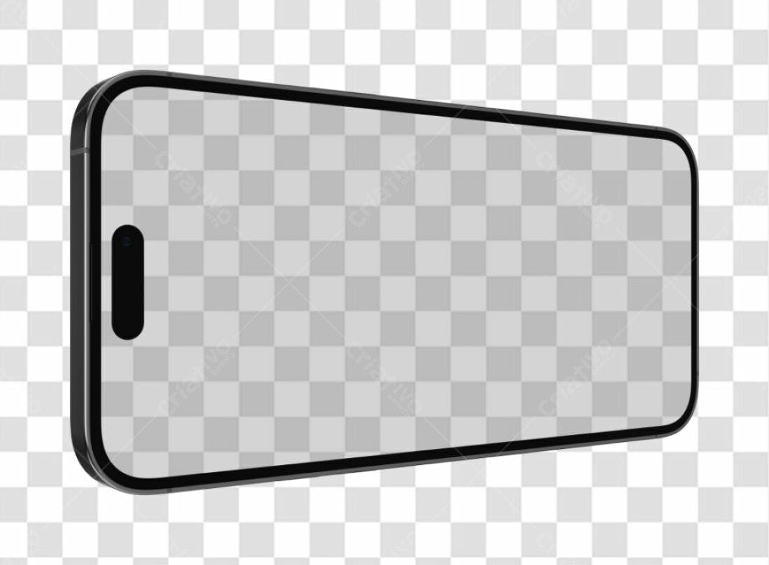 Mockup Smartphone PNG com fundo transparente