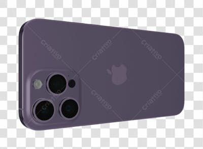 Iphone 14Pro Mockup D 4 Rear Deep Purple