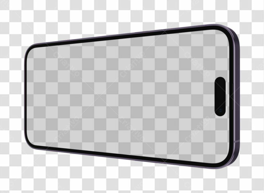 Mockup de Smartphone PNG com fundo transparente