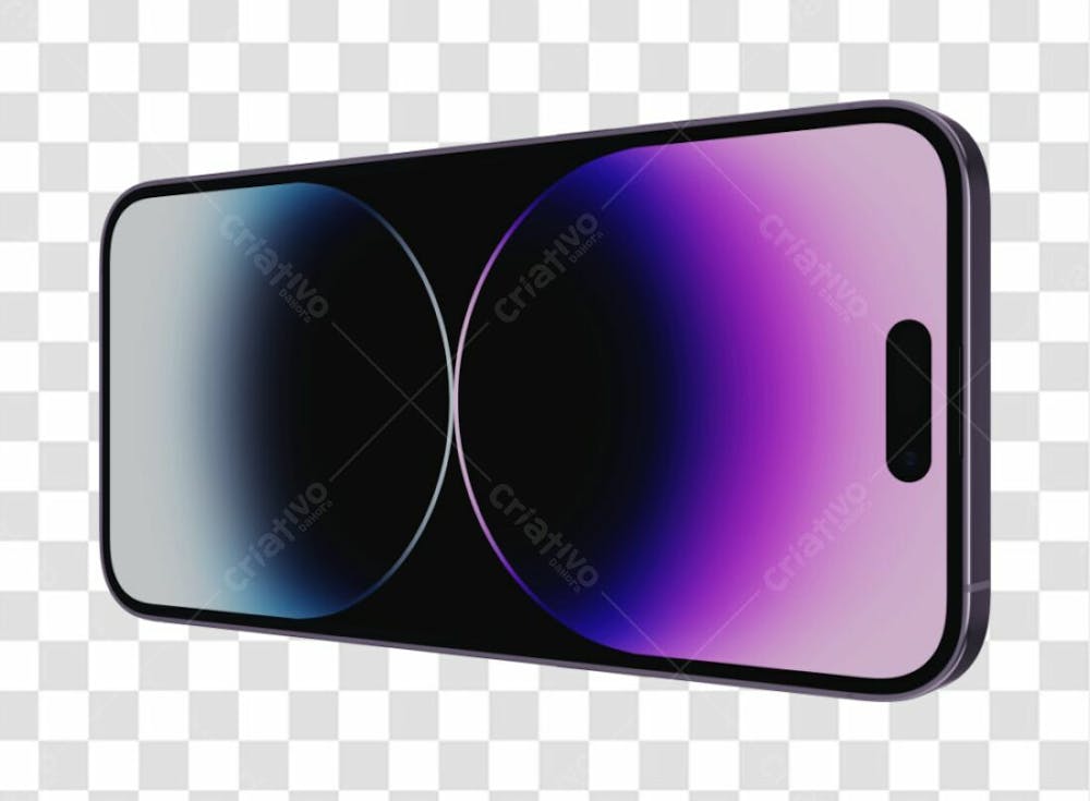 Iphone 14Pro Mockup E 2 Wallpaper Deep Purple