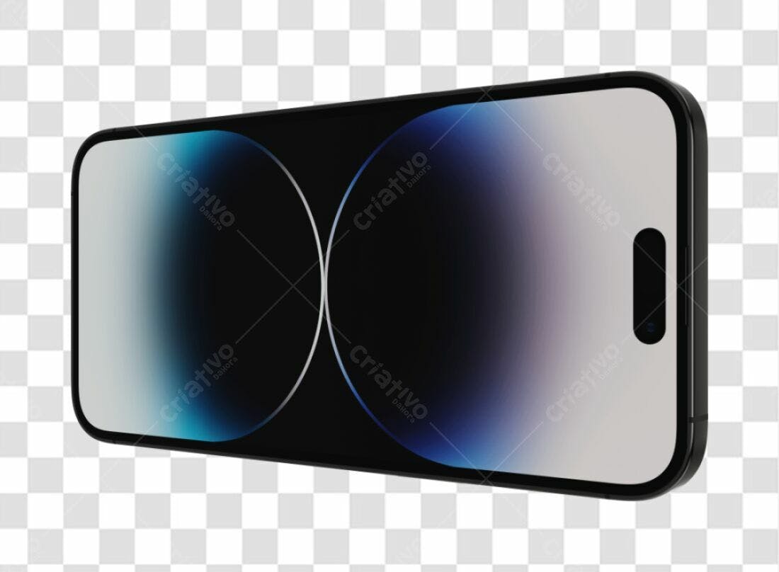 Mockup iPhone PNG com fundo transparente
