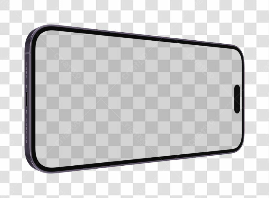 Mockup Smartphone PNG com fundo transparente
