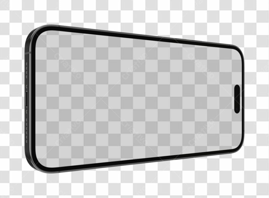 Mockup Smartphone PNG com fundo transparente