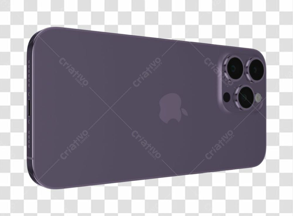 Iphone 14Pro Mockup F 4 Rear Deep Purple