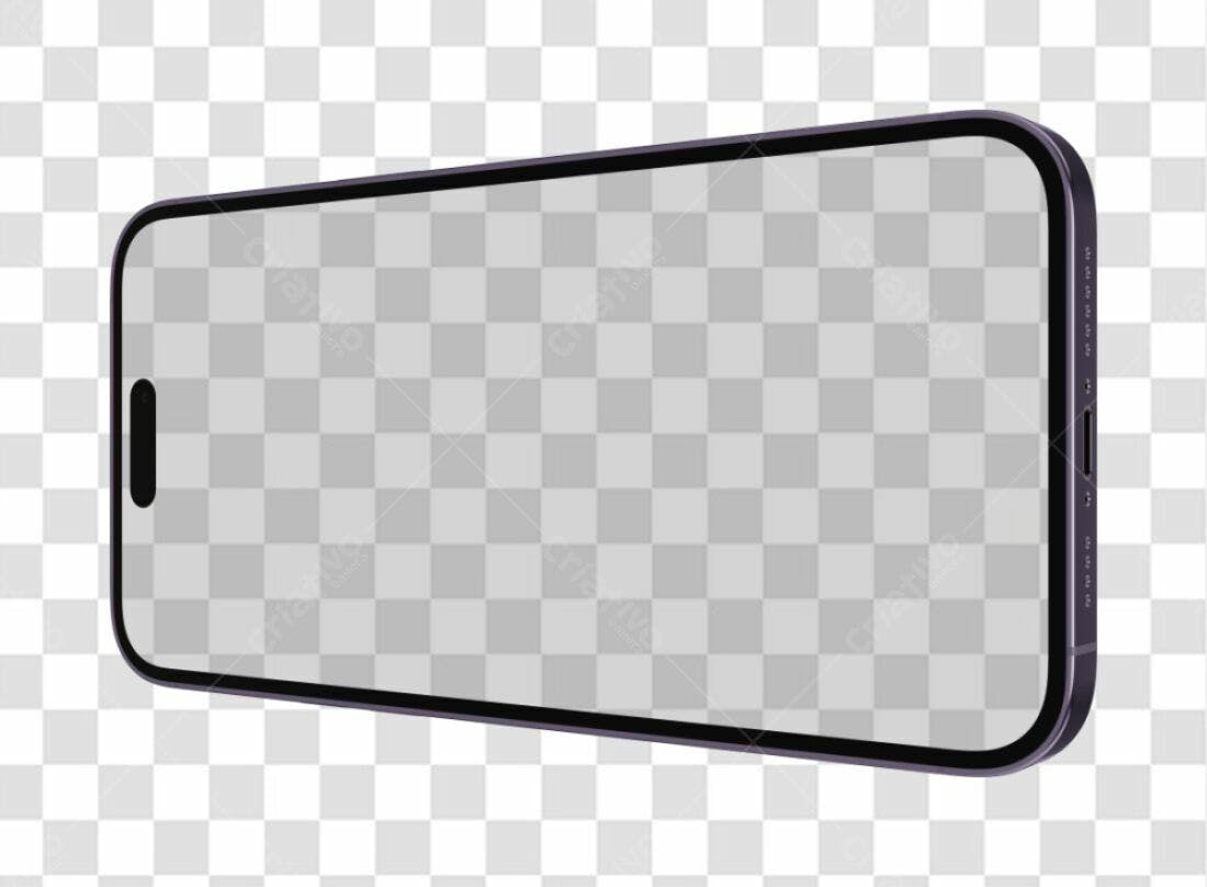 Mockup Smartphone PNG com fundo transparente