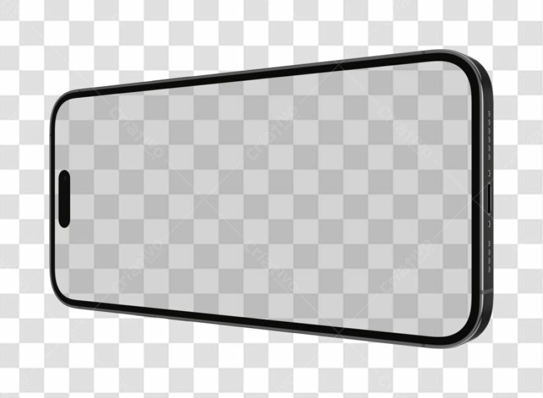 Mockup Smartphone PNG com fundo transparente