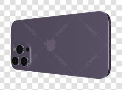Iphone 14Pro Mockup G 4 Rear Deep Purple