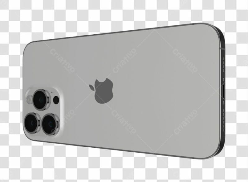 Iphone 14Pro Mockup G 4 Rear Silver