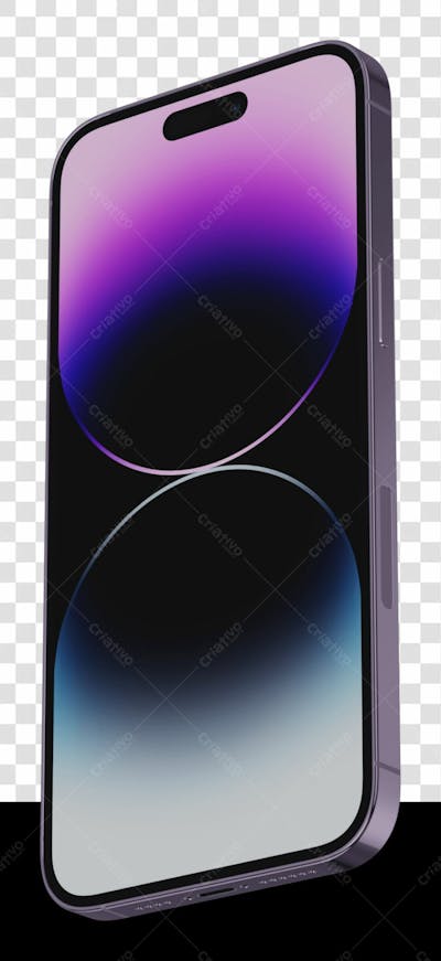 Iphone 14Pro Mockup H 2 Wallpaper Deep Purple