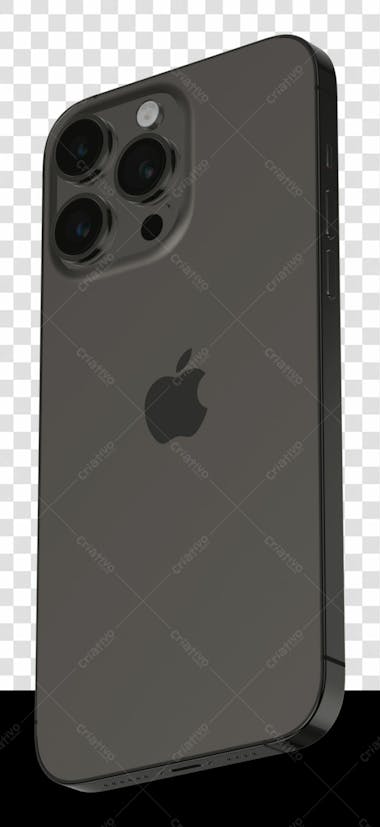 Iphone 14Pro Mockup H 4 Rear Space Black
