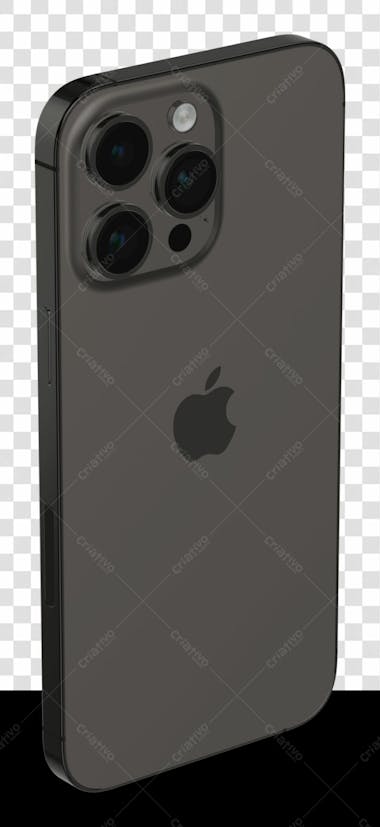 Iphone 14Pro Mockup I 4 Rear Space Black