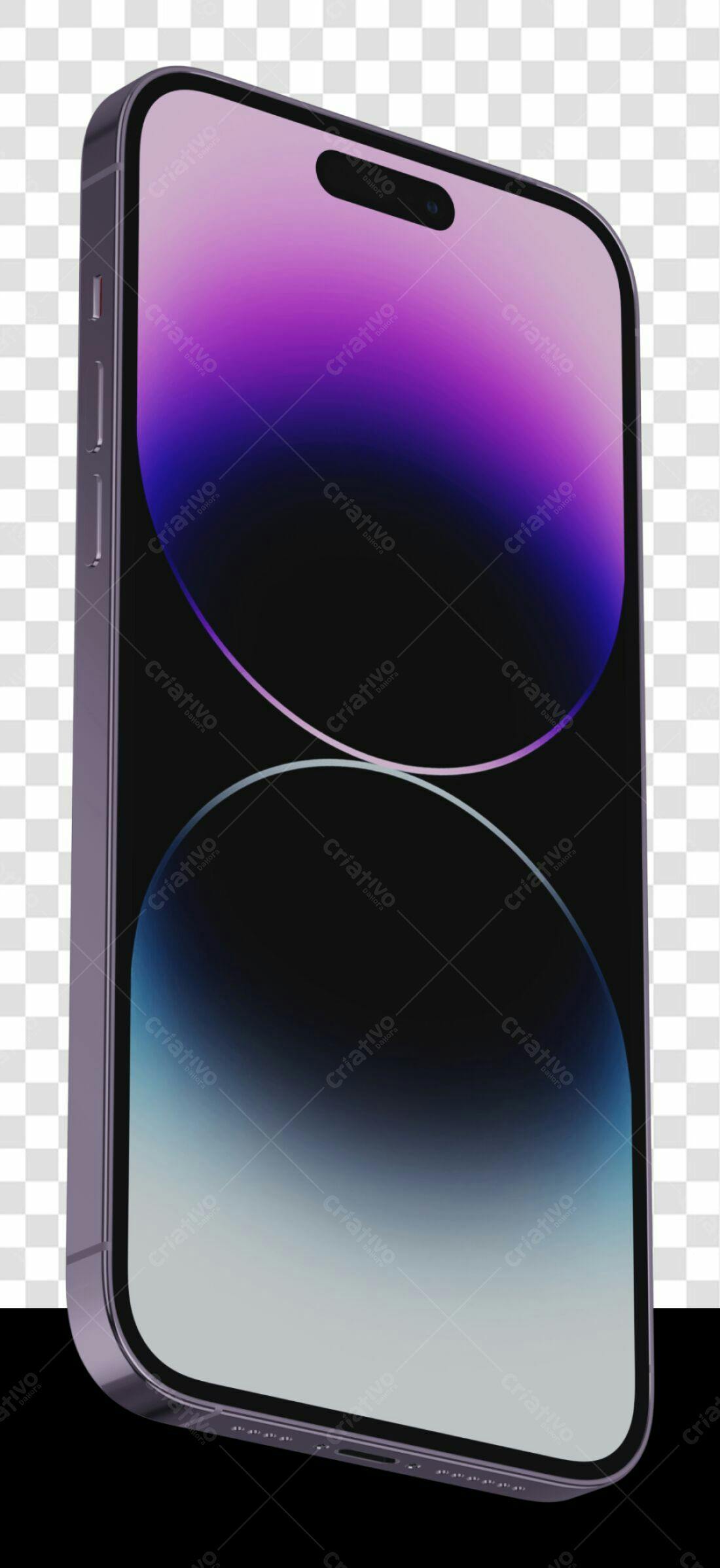 Mockup Celular PNG com fundo transparente