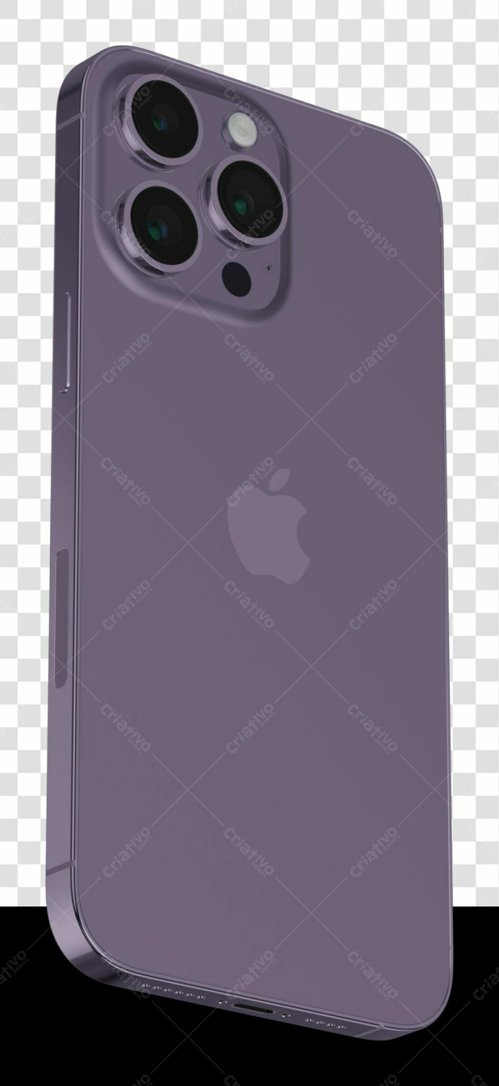 Iphone 14Pro Mockup J 4 Rear Deep Purple