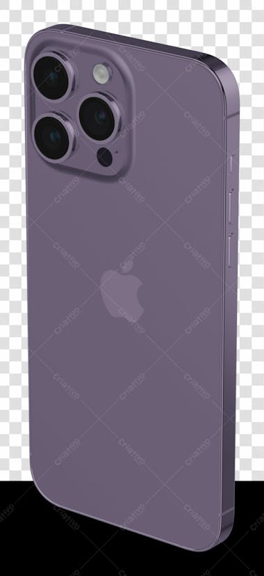 Iphone 14Pro Mockup K 4 Rear Deep Purple